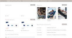 Desktop Screenshot of ir.ekornes.com