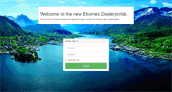 Desktop Screenshot of portal.ekornes.com